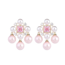 Load image into Gallery viewer, Pretty Pearl Bride Earrings
