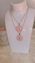 Load and play video in Gallery viewer, Pink See No Evil Necklace
