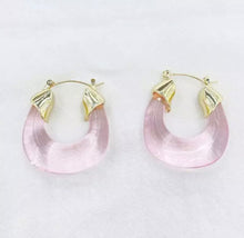 Load image into Gallery viewer, Thicc Vibe Earrings in Light Pink
