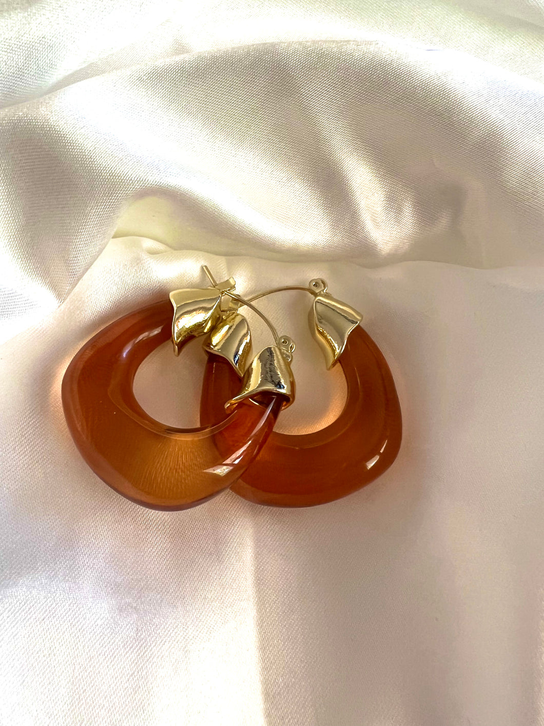Thicc Vibe Earring in Amber