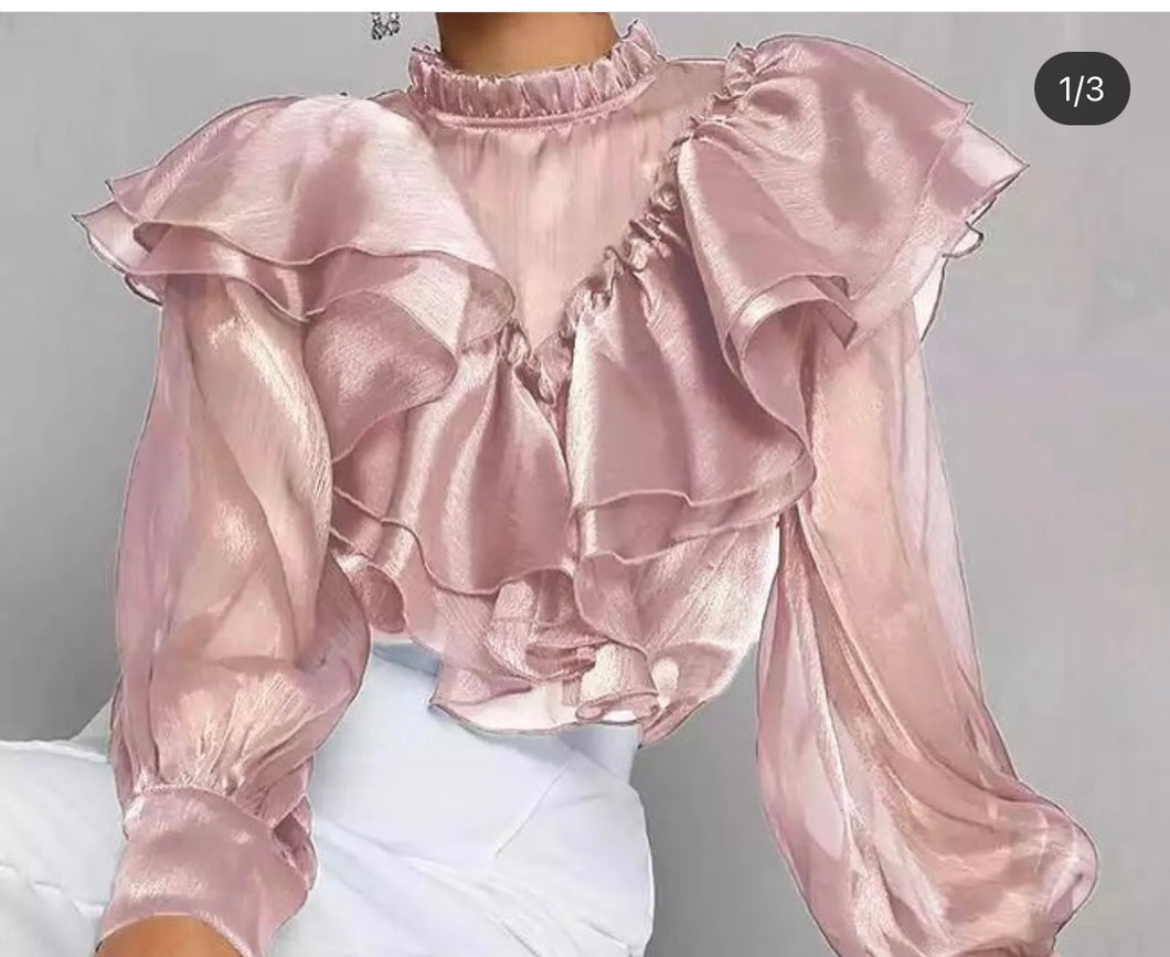Pink Pearl Blouse