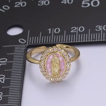 Load image into Gallery viewer, Pink Lady of Guadalupe Ring
