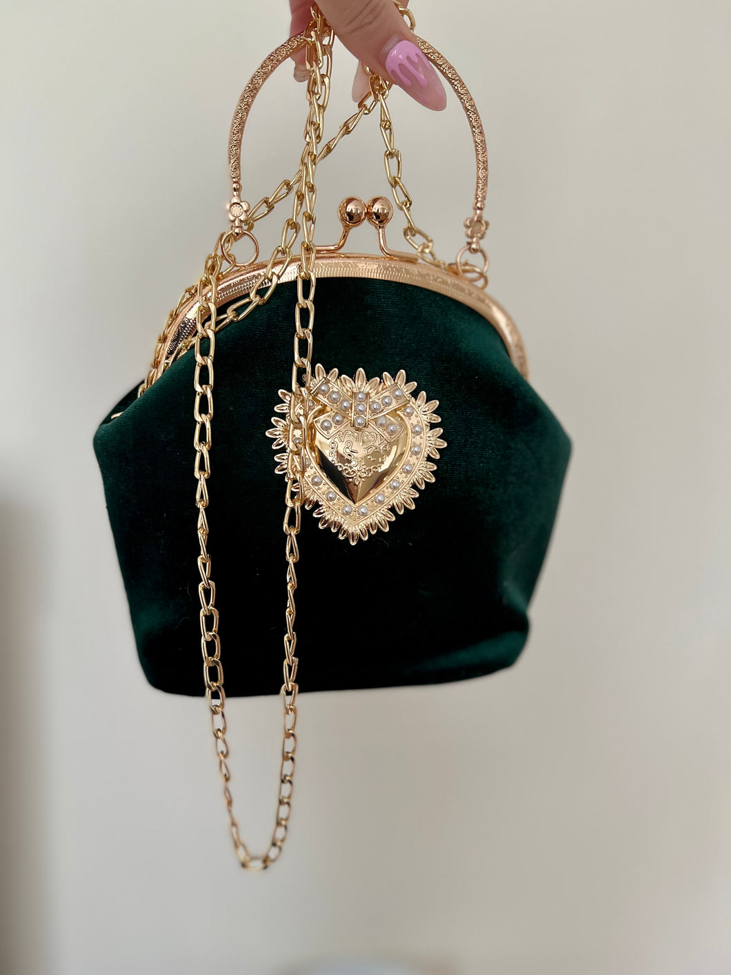 Royalty Bag in Emerald Green