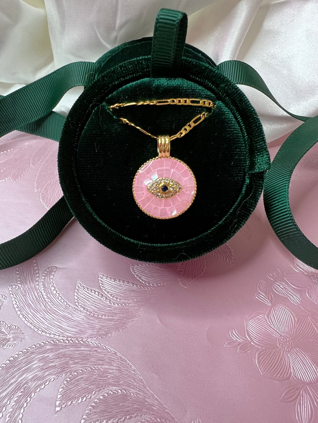 Pink Protection Necklace