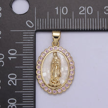 Load image into Gallery viewer, Lady of Guadalupe Necklace in White
