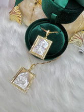 Load image into Gallery viewer, Jesus Pearl Charm Necklace
