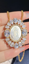 Load image into Gallery viewer, Large Virgin Mary Pendant Necklace
