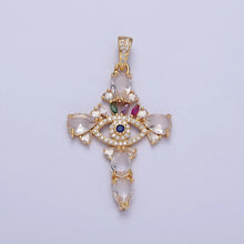 Load image into Gallery viewer, Pretty &amp; Protected Cross Necklace
