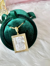 Load image into Gallery viewer, Jesus Pearl Charm Necklace
