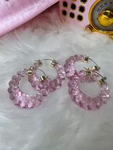 Load image into Gallery viewer, Nicki Earrings in Transparent Pink
