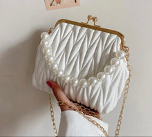 Load image into Gallery viewer, Pearl Princess Bag in White
