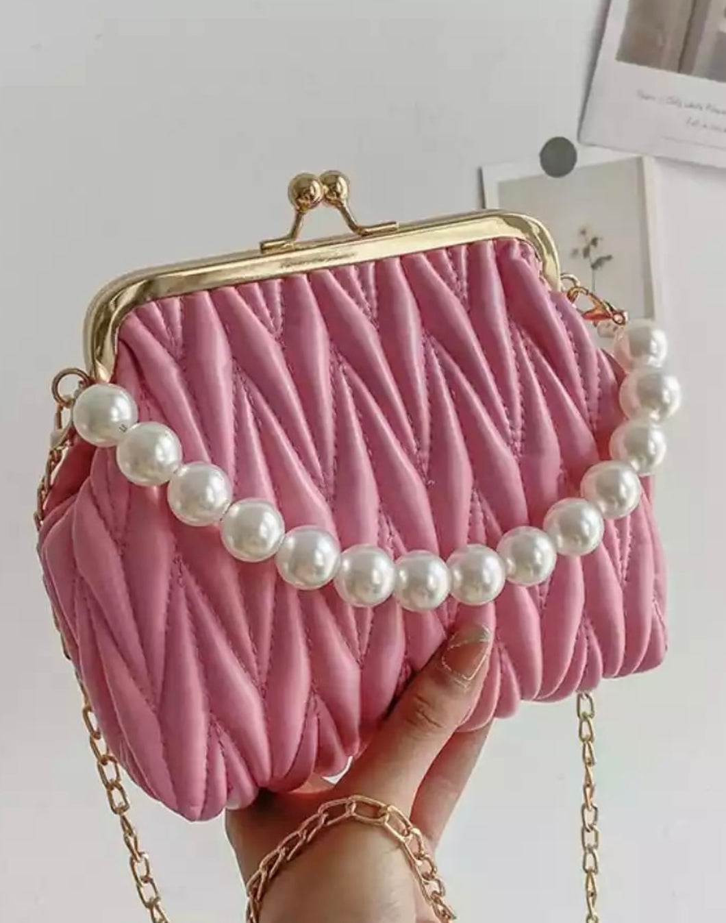 Pearl Princess Bag in Pink