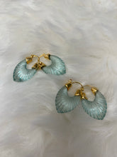 Load image into Gallery viewer, Shelly Transparent Earrings in Green
