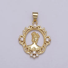 Load image into Gallery viewer, Vintage Queen Pendant Necklace
