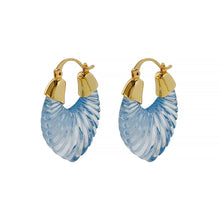 Load image into Gallery viewer, Shelly Transparent Earrings in Blue
