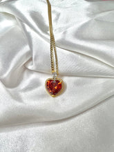 Load image into Gallery viewer, True Love Heart Pendant Necklace In Red
