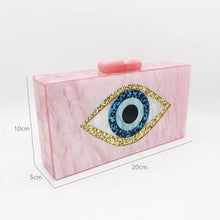 Load image into Gallery viewer, Pink Eye Candy Clutch

